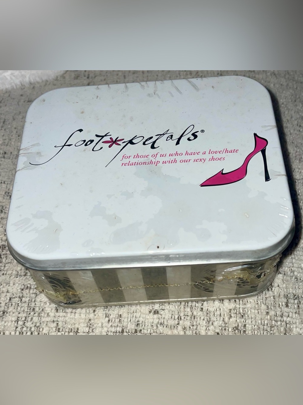 Foot Petals Stiletto-2-Go Tin Assortment. New SEALED Collectors Tin. Fancy Feet